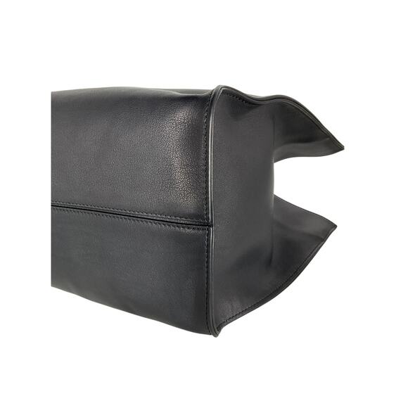 The Row Leather Black Alexia Tote Bag - Picture 8 of 16